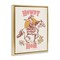 Stupell Industries Howdy Hon Cowgirl Floater Framed Canvas Wall Art Design by Victoria Barnes